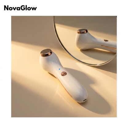 Zaawansowana terapia okolic oczu 3w1 - NovaGlow | Krioterapia + Termoterapia +  Wibracje EMS