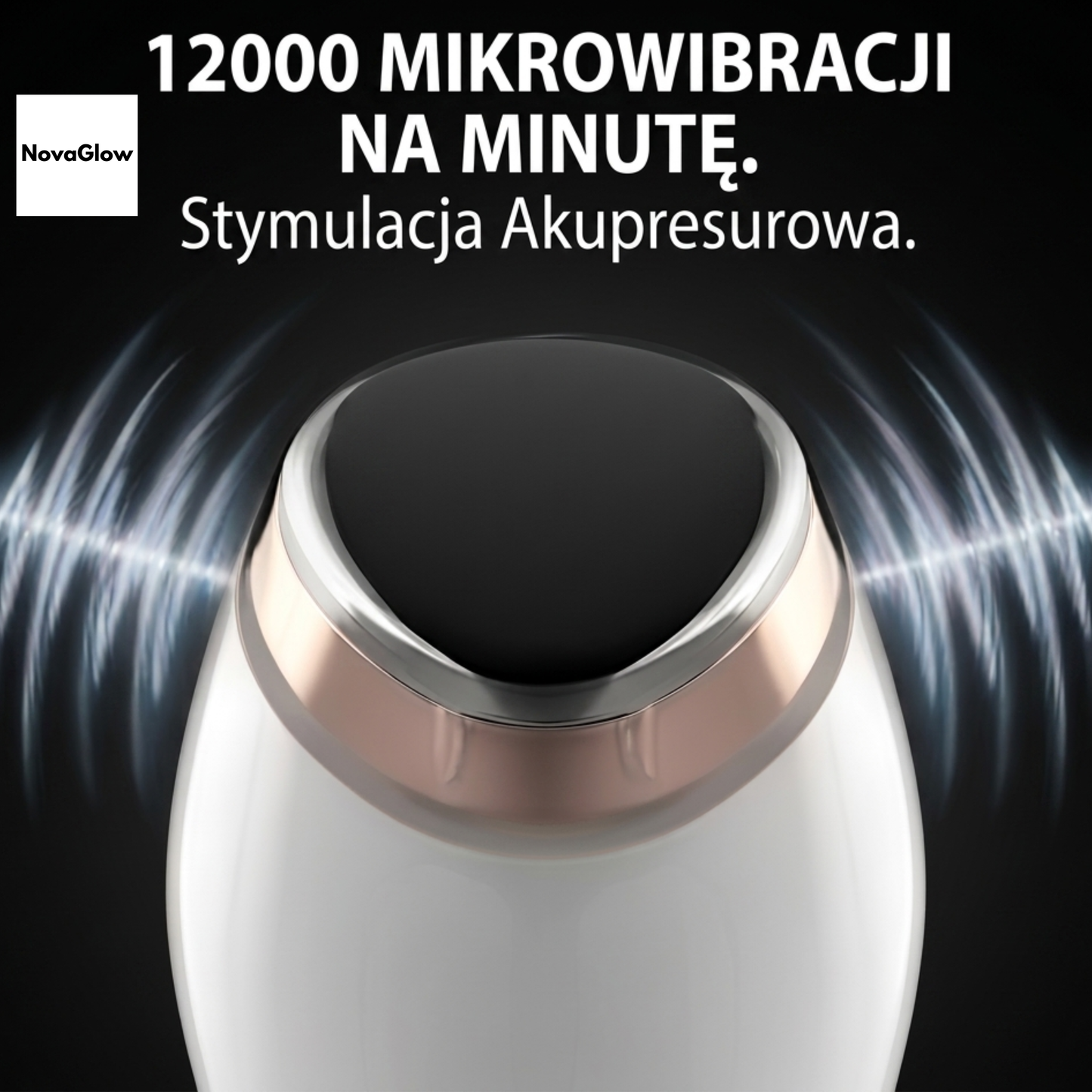Zaawansowana terapia okolic oczu 3w1 - NovaGlow | Krioterapia + Termoterapia +  Wibracje EMS
